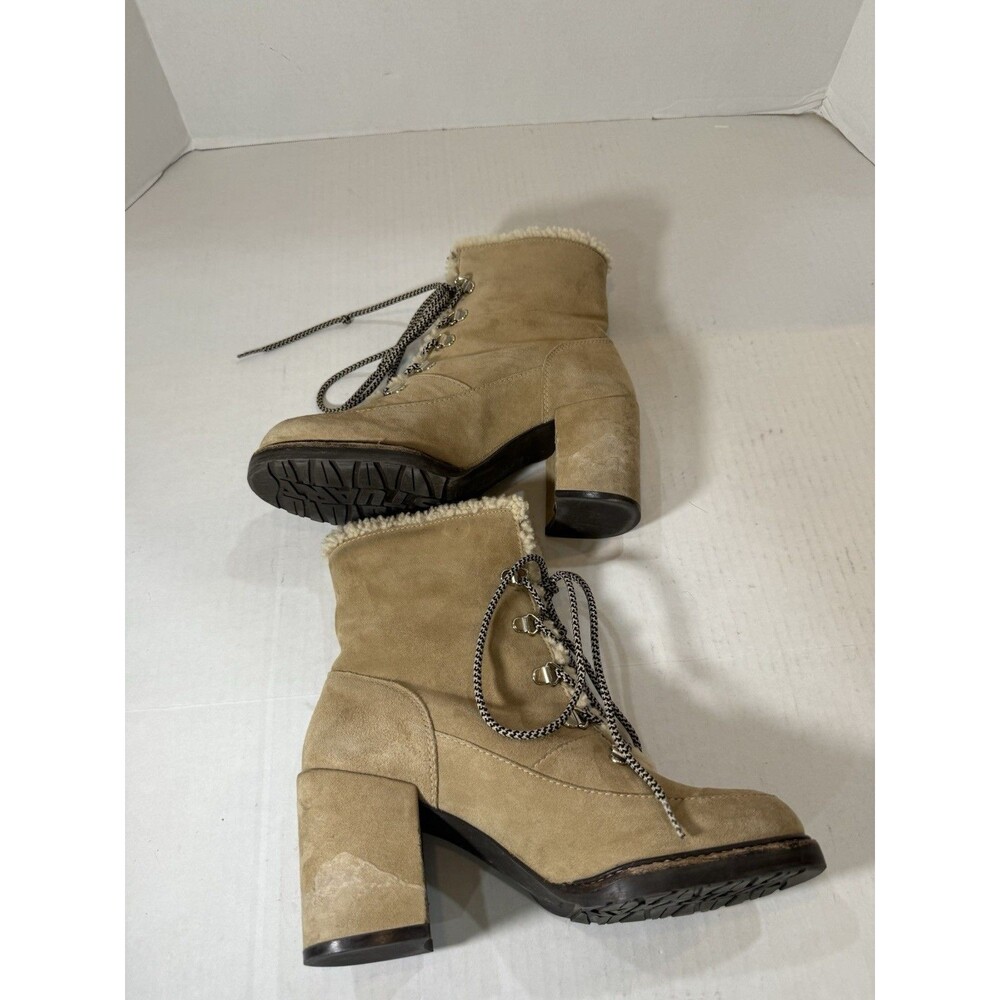 Stuart Weitzman Boots  Women's YUKON MOJAVE SUEDE Lace-up MRSP $545 Size 8.5 - Picture 7 of 16